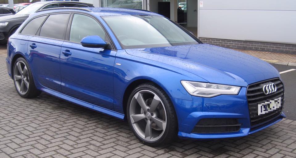 NEW AUDI A6 AVANT IN STUNNING SEPANG BLUE
