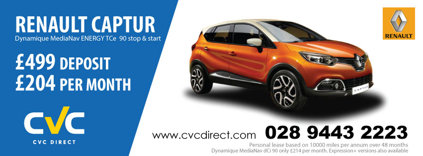 RENAULT CAPTUR PERSONAL CONTRACT HIRE OFFER
